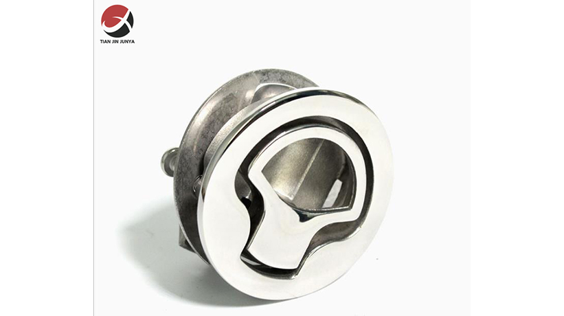 不(bu)鏽鋼鎖體地闆扣(kou) 釣魚艇遊艇艙蓋(gai)甲闆拉手