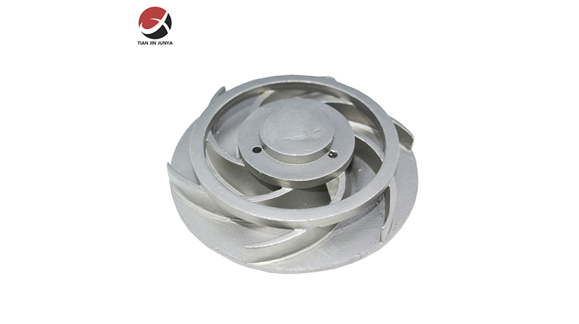 不鏽鋼(gāng)鑄造來(lai)圖定制(zhì)泵配件(jian)葉輪